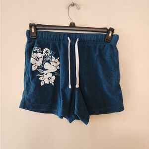 Grayson threads fleece shorts mermaid Hawaiian shorts size womens small